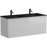 Тумба под раковину Sancos Cento 120 CN120-2W подвесная Белый глянец