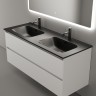 Тумба под раковину Sancos Cento 120 CN120-2W подвесная Белый глянец