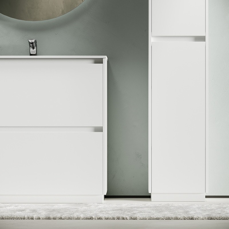 Тумба под раковину Sancos Libra Floor 90 LB90FW Белый глянец