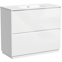 Тумба под раковину Sancos Libra Floor 100 LB100FW Белый глянец