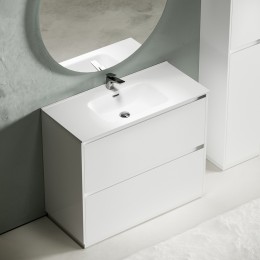 Тумба под раковину Sancos Libra Floor 100 LB100FW Белый глянец