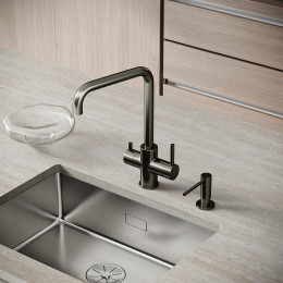 Смеситель для кухни Sancos Vela SC4013GG цвет Вороненая сталь
