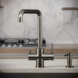 Смеситель для кухни Sancos Vela SC4013GG цвет Вороненая сталь