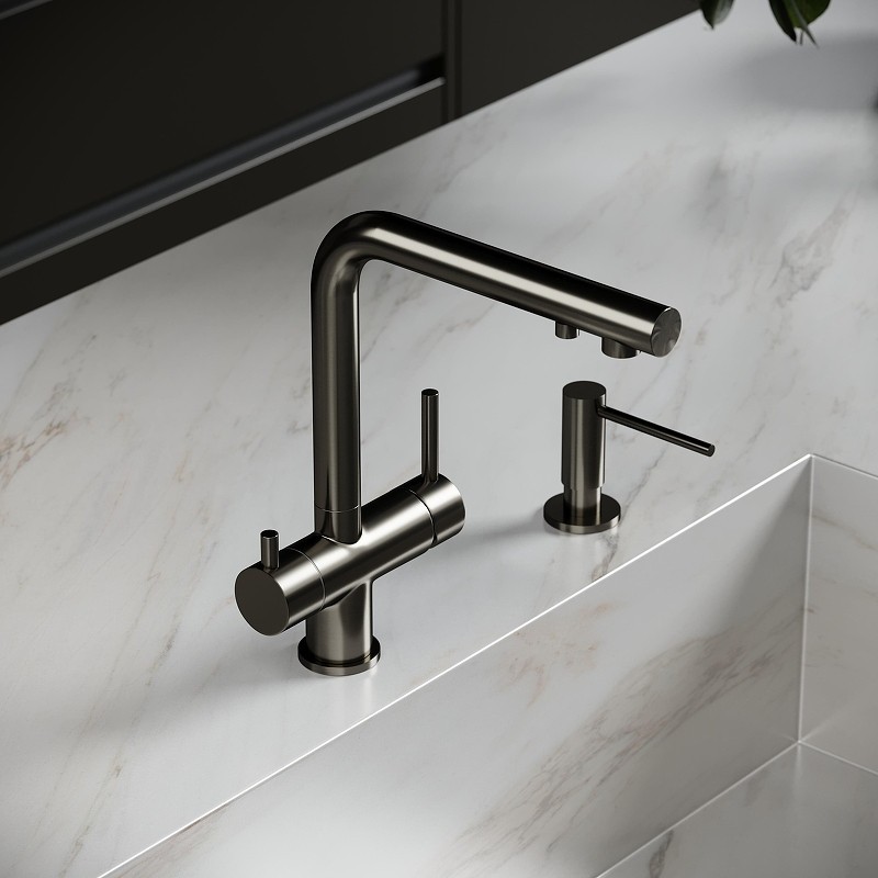 Смеситель для кухни Sancos Foster SC4014GG цвет Вороненая сталь