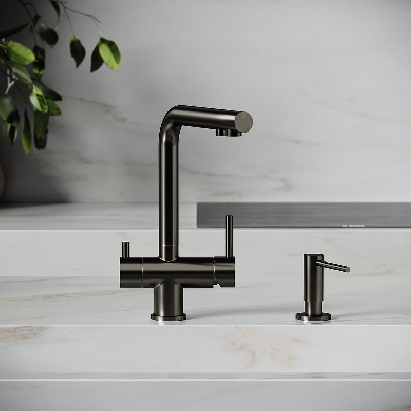 Смеситель для кухни Sancos Foster SC4014GG цвет Вороненая сталь