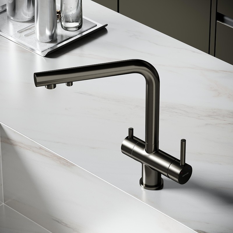 Смеситель для кухни Sancos Foster SC4014GG цвет Вороненая сталь